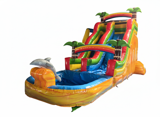Tropical 18' Wet/Dry Slide