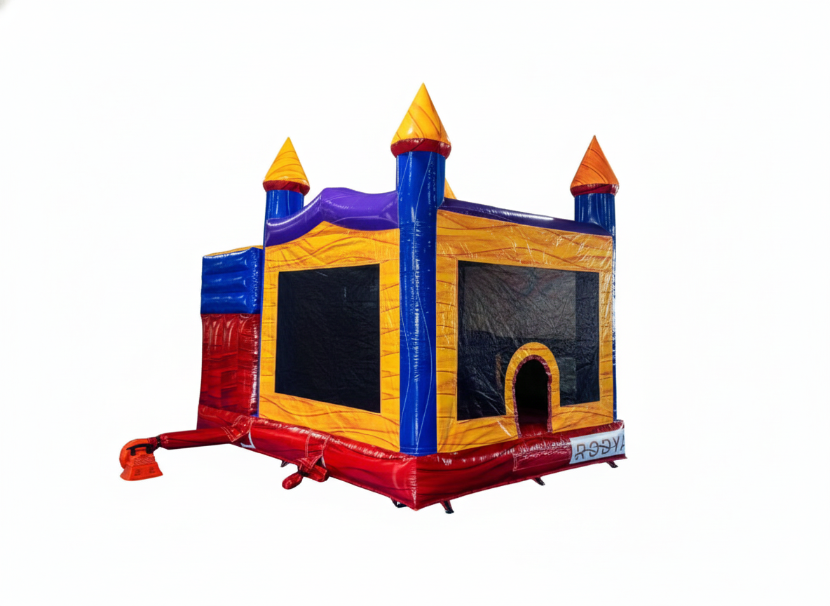 5 in 1 Castle Bounce & Slide Combo Inflatable - Wet or Dry