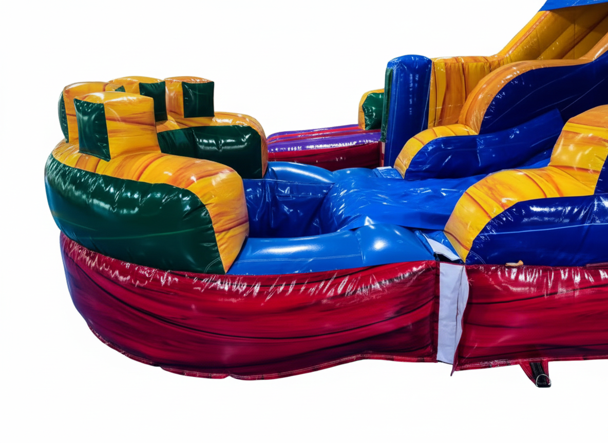 5 in 1 Castle Bounce & Slide Combo Inflatable - Wet or Dry