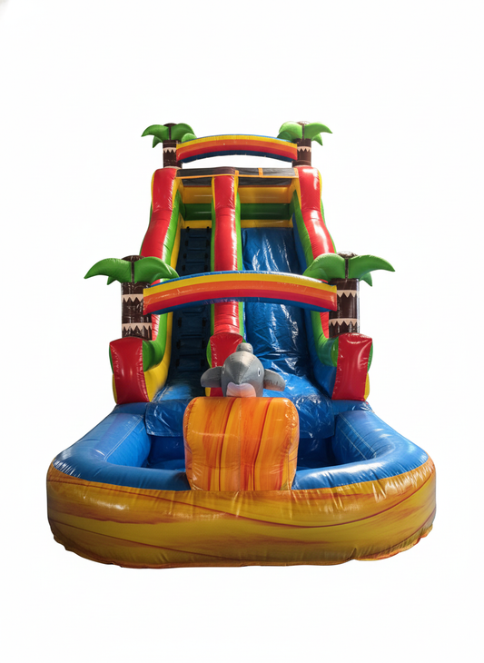 Tropical 18' Wet/Dry Slide